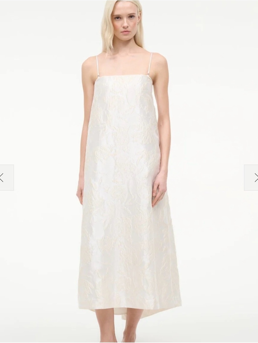 NWT Staud Josie Dress Botanica Ivory